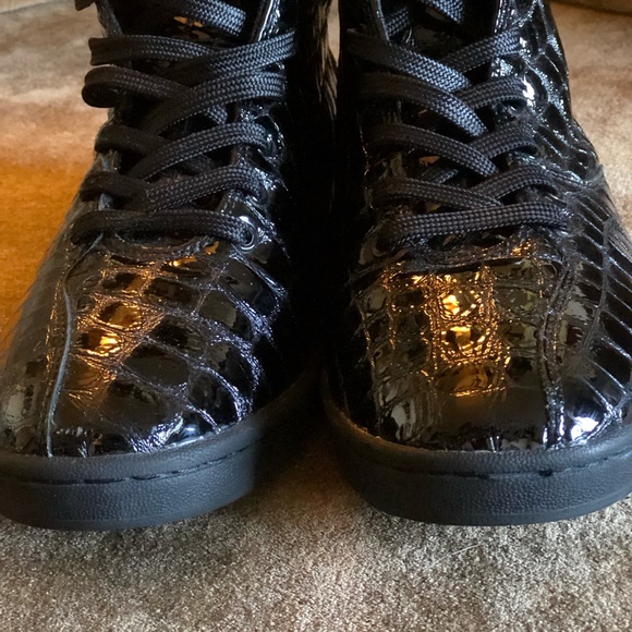 Snake print Balck Gourmet shoes - Picture 2 of 5